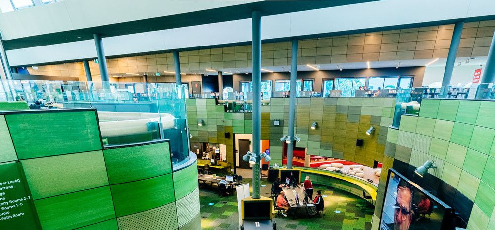 Springvale Library interior.