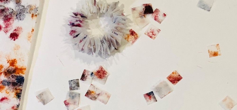 A piece of sustainable art jewellery.
