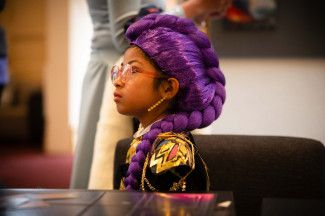 Child in cosplay at Dandy-Con.