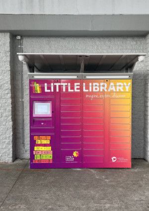 Little Library service locker unit.