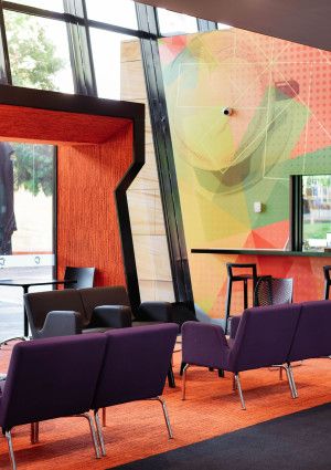 Empty space at Dandenong Library.